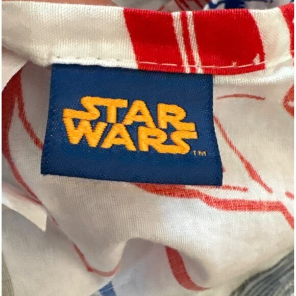 Star Wars Twin Flat Sheet Iconic Characters Cotton Poly Officially Licensed - Picture 6 of 7